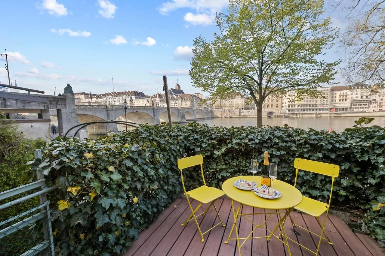 True Basel - Zentral I Terrasse Mit Rheinblick Apartment