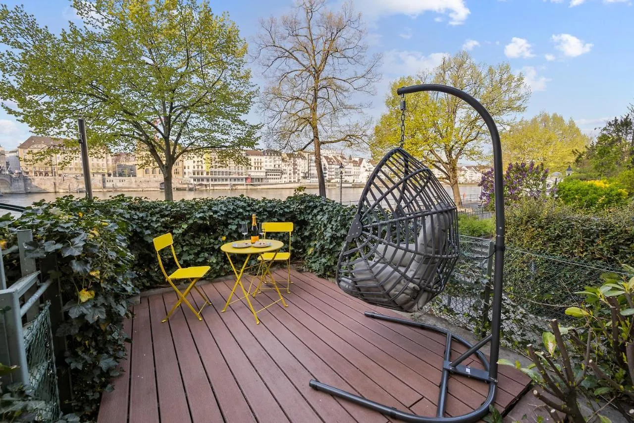 True Basel - Zentral I Terrasse Mit Rheinblick Apartment